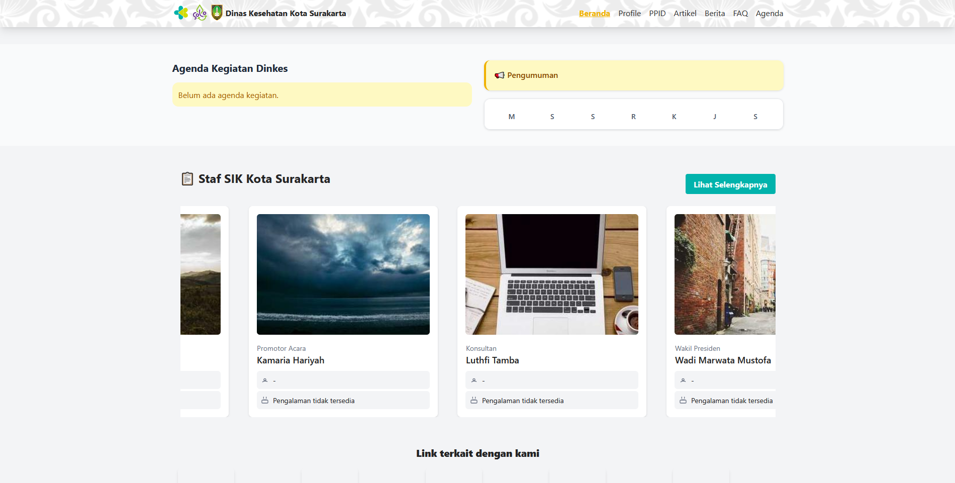 web Profile Dinkes Kota Surakarta